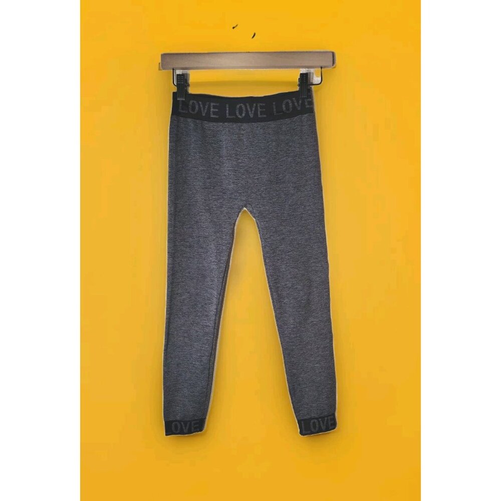 Soho Sport Leggings Girls 10 Knit Stretch Cuffed